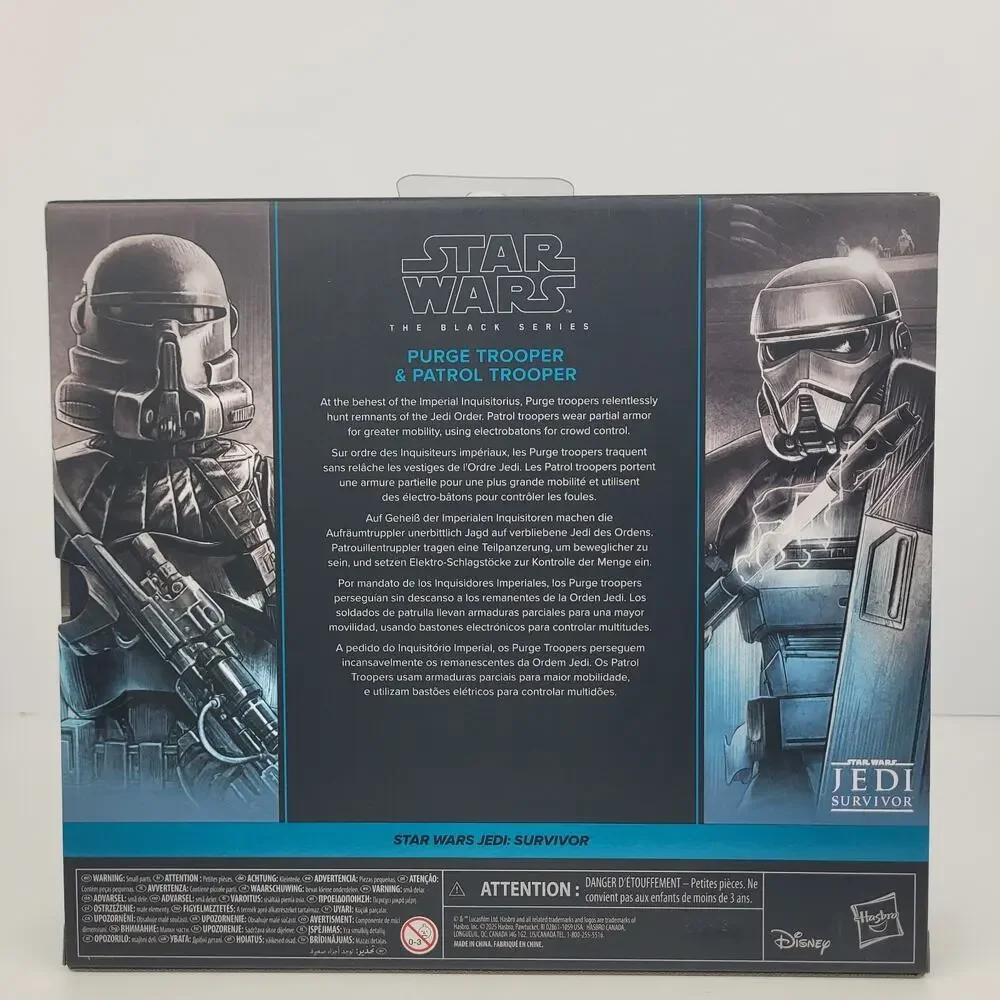 Hasbro Star Wars The Black Series 6” Purge Trooper & Patrol Trooper Collectible